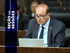 Capa da notícia: "Seção das Sessões"