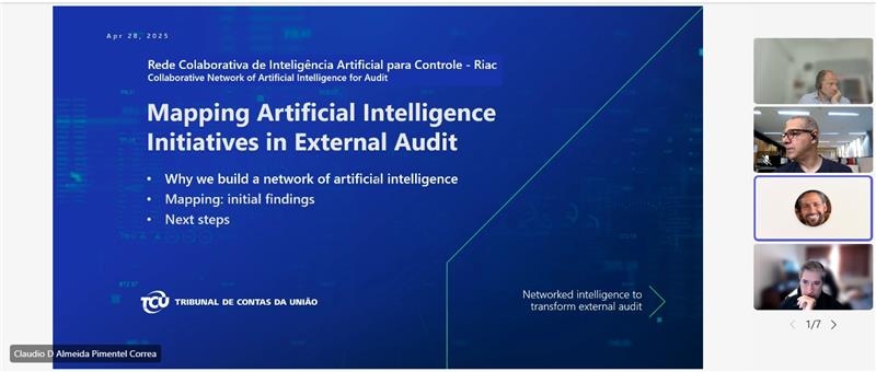 Capa da notícia: "Seinc and Setid Promote International Debate on the Use of AI in Auditing"