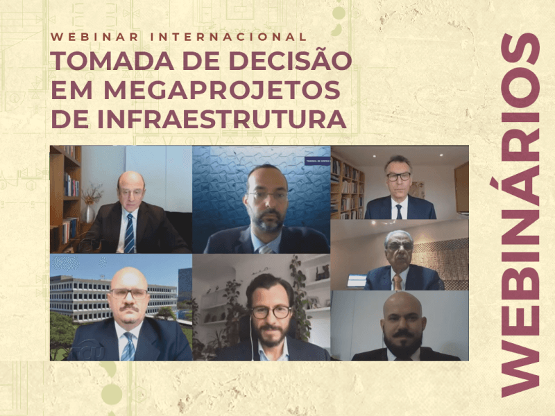 Capa da notícia: "Especialistas debatem soluções para aprimorar planejamento e execução de megaprojetos de infraestrutura"