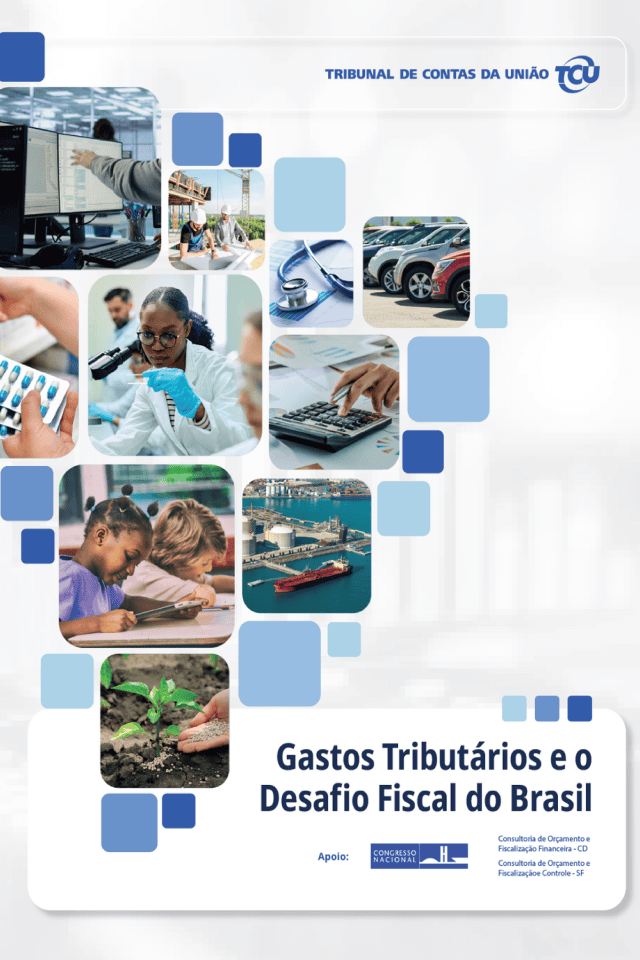 Capa da publicação: "Gastos Tributários e o Desafio Fiscal do Brasil"