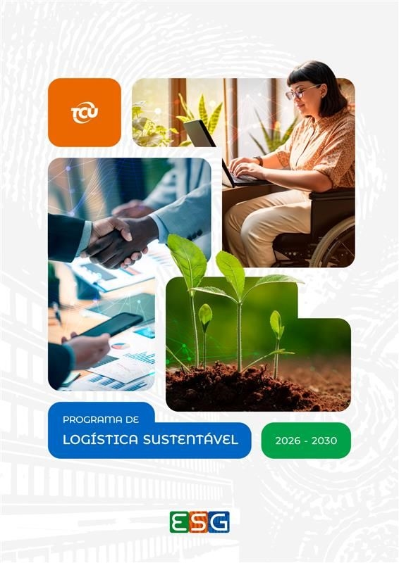 Capa da publicação: "Programa de Logística Sustentável do TCU"