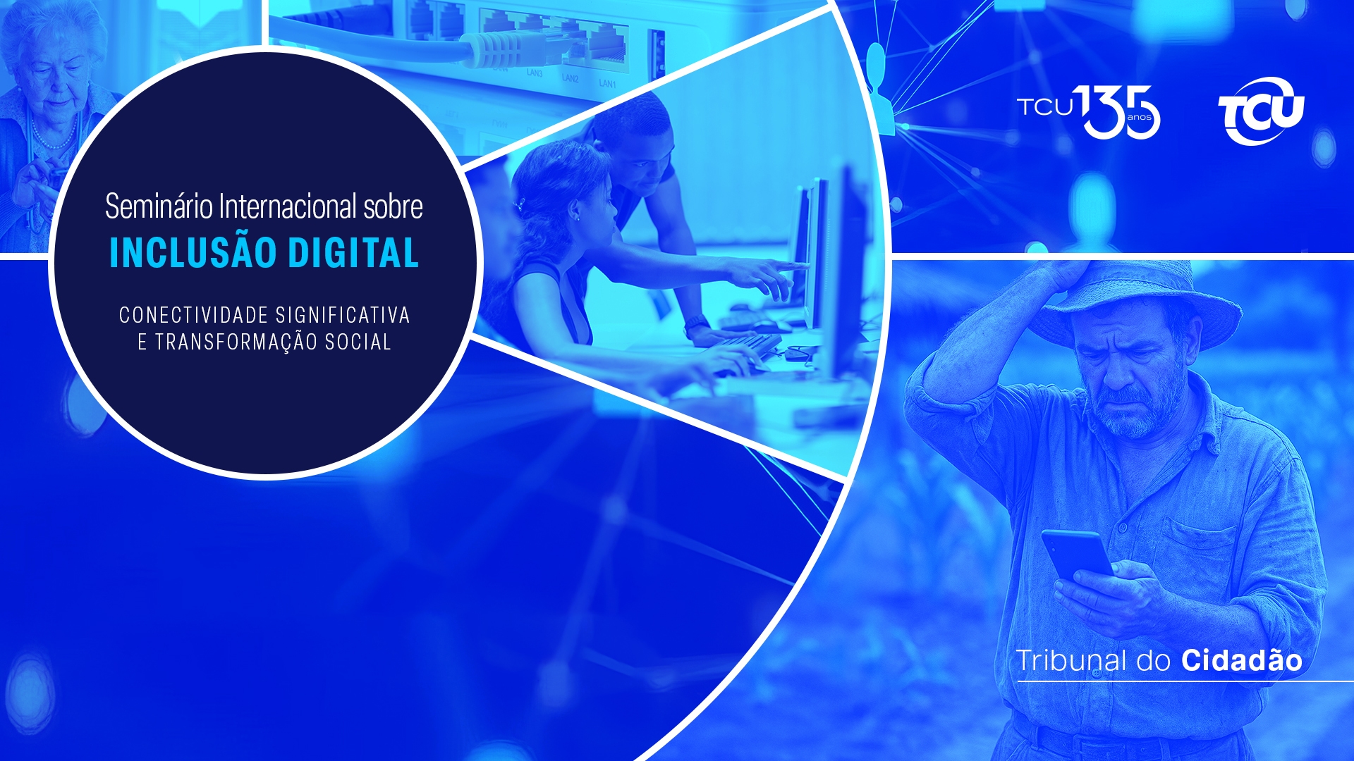 Banner do Seminário Internacional sobre Inclusão Digital