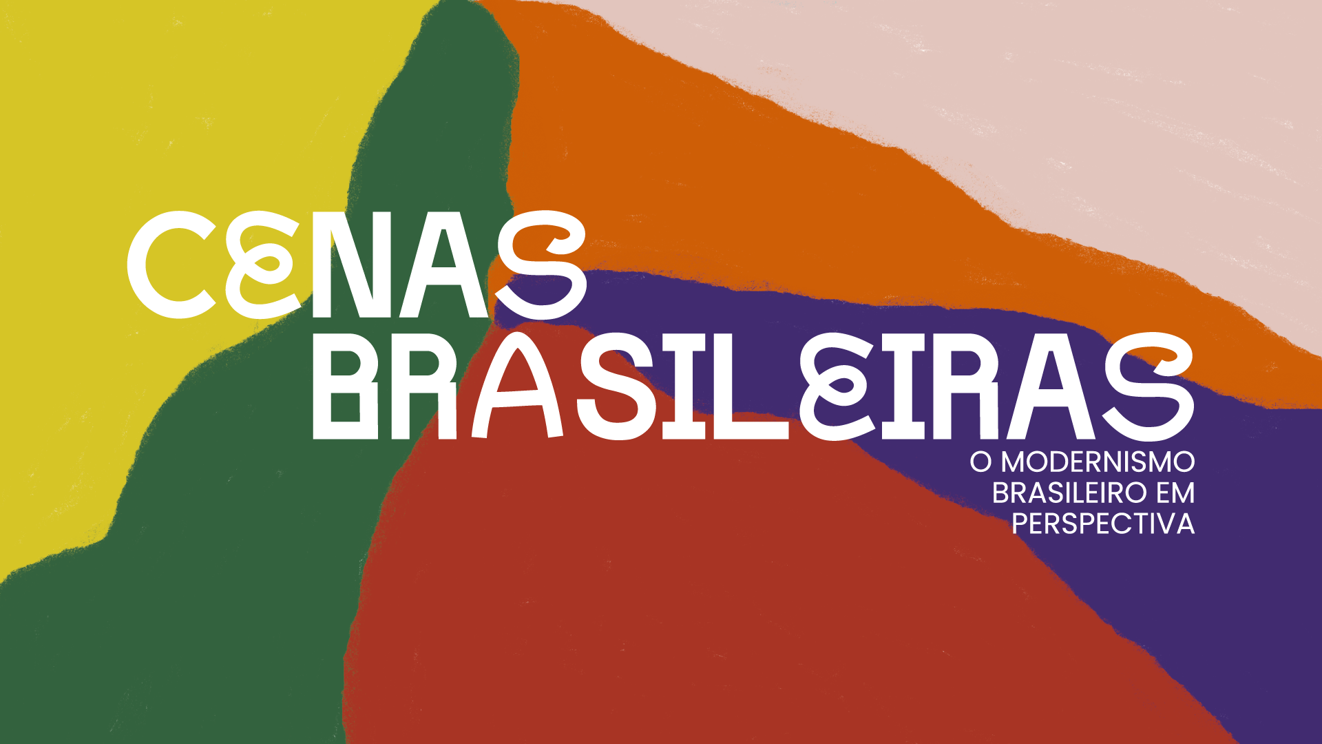 peça de divulgação da exposição cenas brasileiras