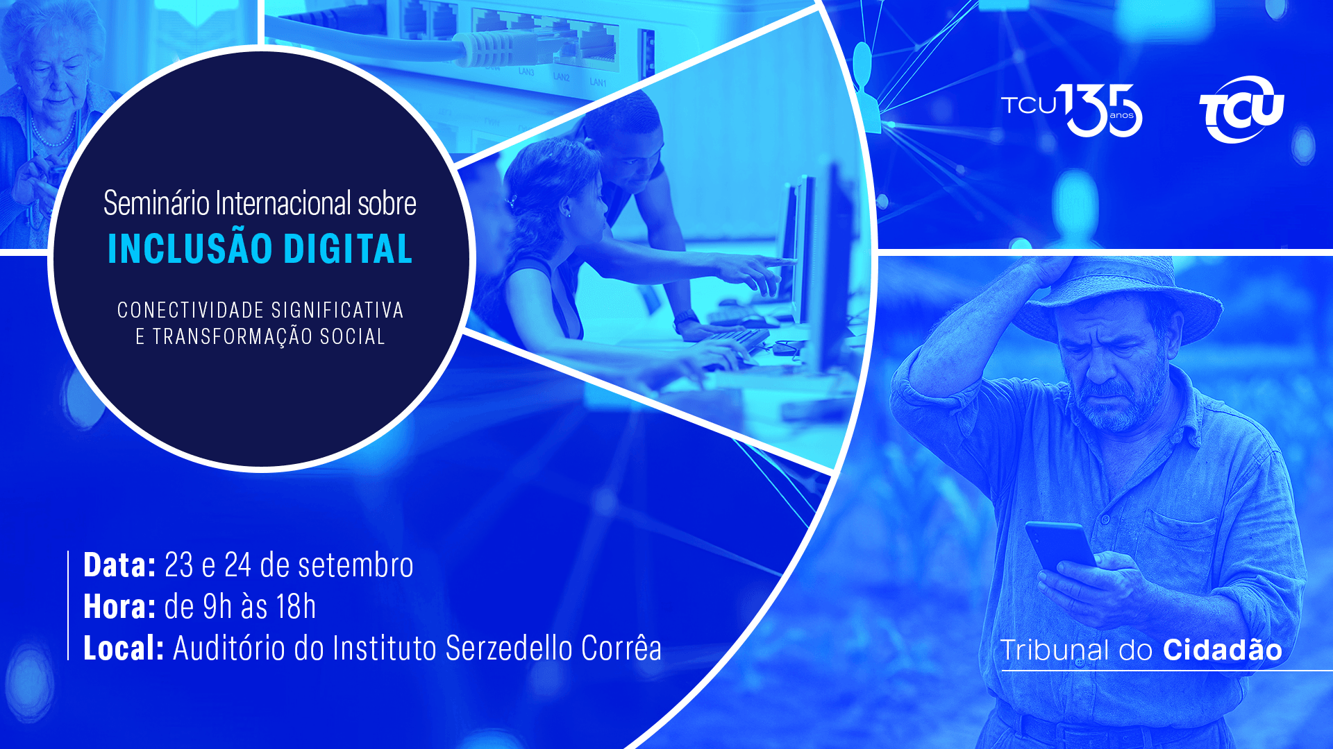 Banner da matéria sobre seminário de inclusão digital 