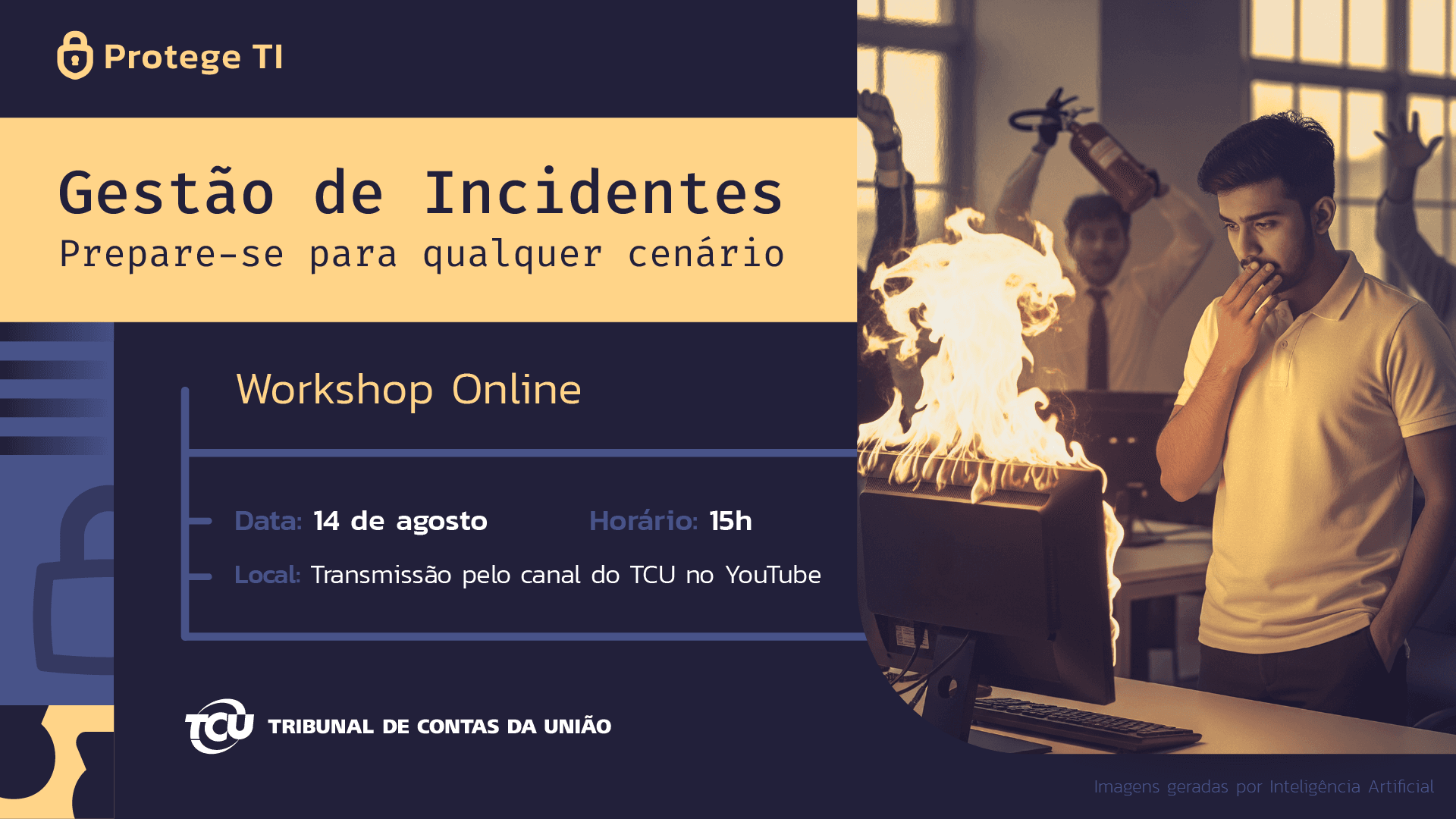 Capa do curso: Gestão de Incidentes: prepare-se para qualquer cenário!