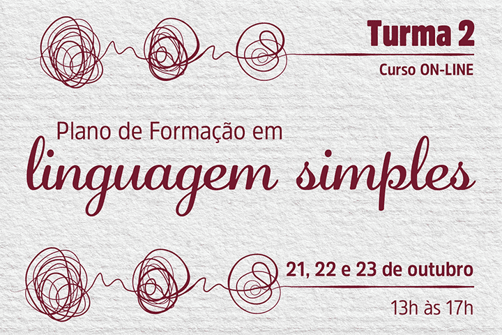 Capa do curso: Oficina de Linguagem Simples - Turma 2 - Online