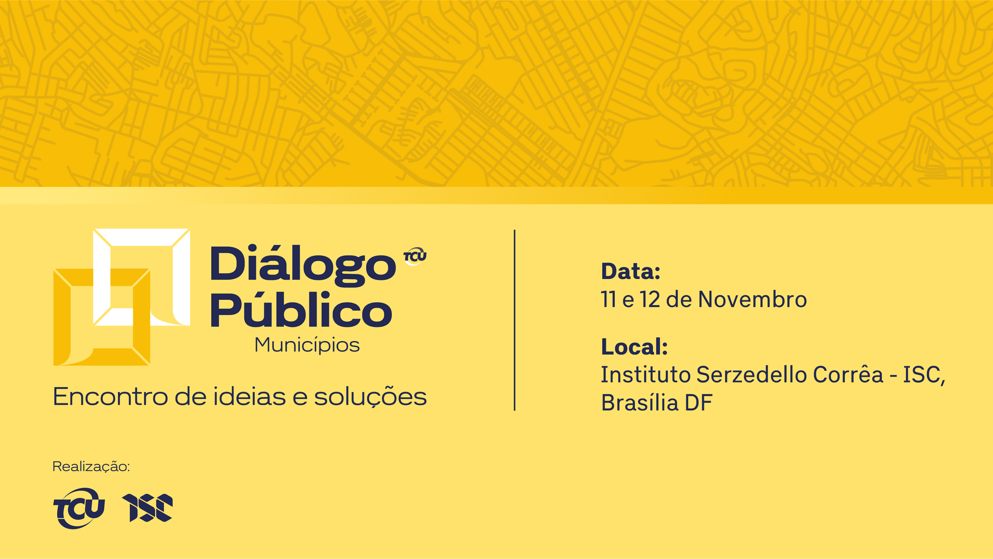 Capa do curso: Diálogo Público Brasília - Encontro de Ideias de Soluções - Transmissão ao vivo