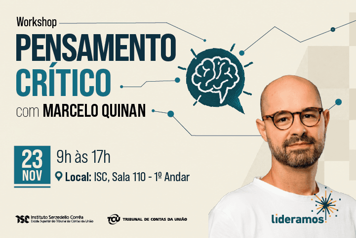 Capa do curso: Workshop Pensamento Crítico com Marcelo Quinan