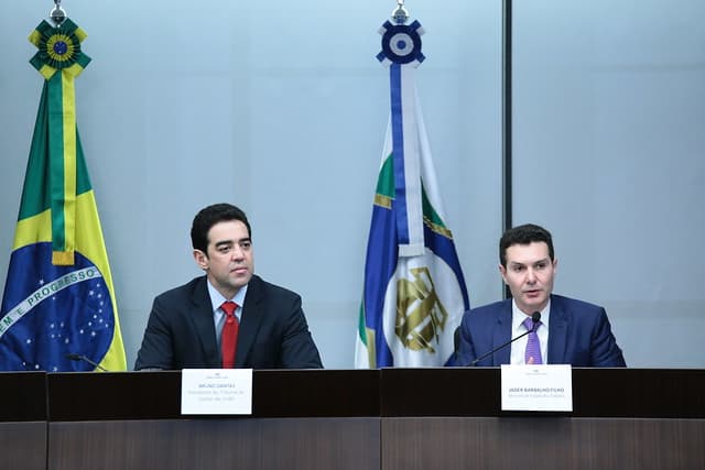 Encontro do presidente do Tribunal de Contas da União (TCU), ministro Bruno Dantas, com o ministro de Estado das Cidades, Jader Filho - 04/04/2023