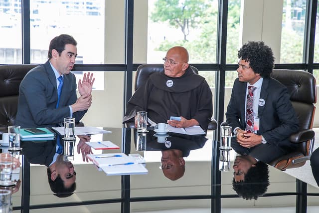 Audiência com Frei David - Diretor Executivo da EDUCAFRO Brasil 28/09/2023