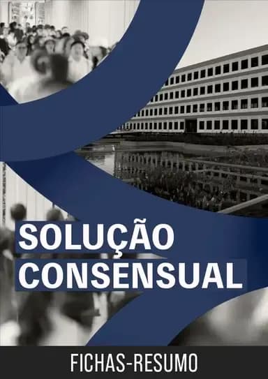 Capa da publicação: Fichas-resumo Solução Consensual