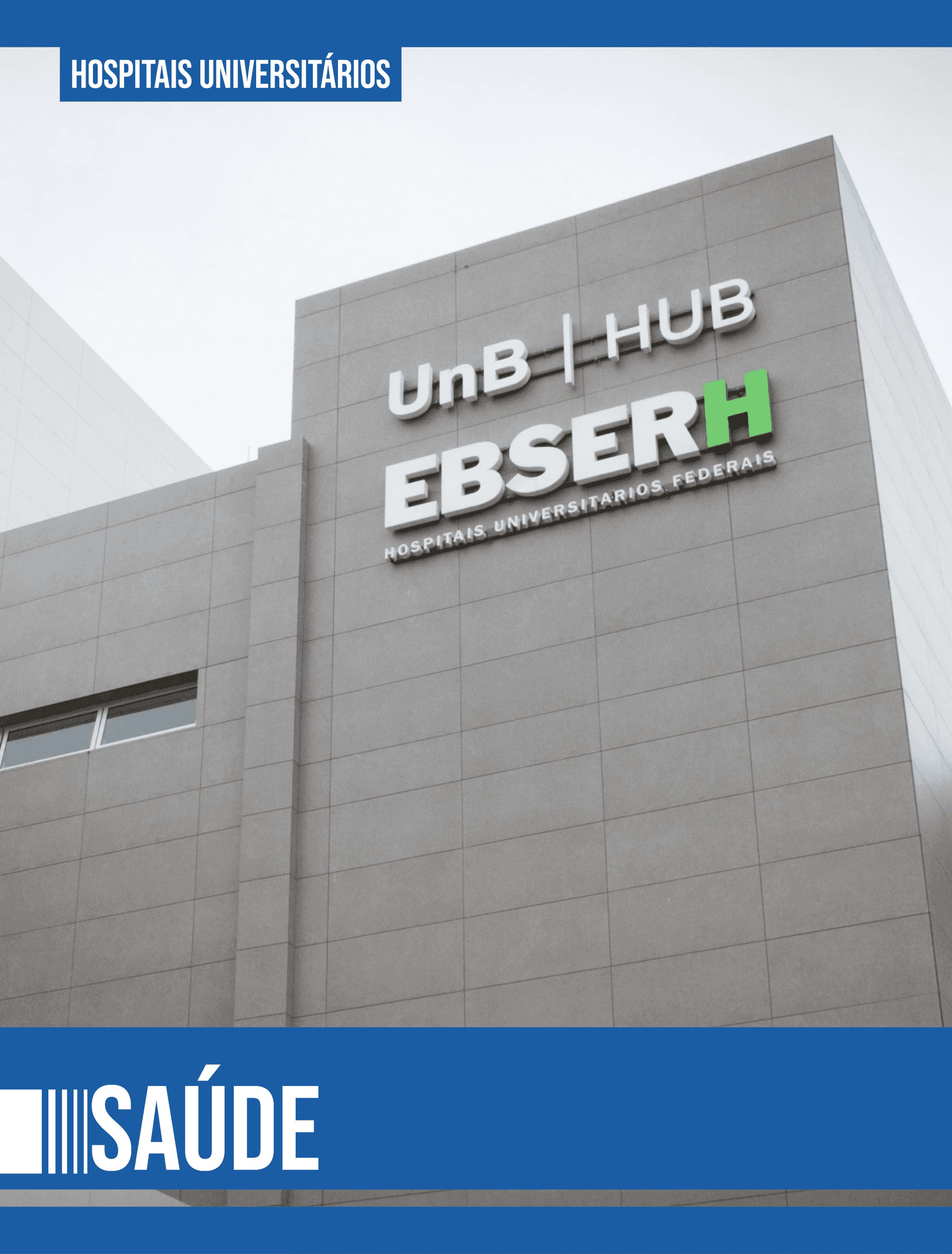 Capa da publicação: Hospitais Universitários