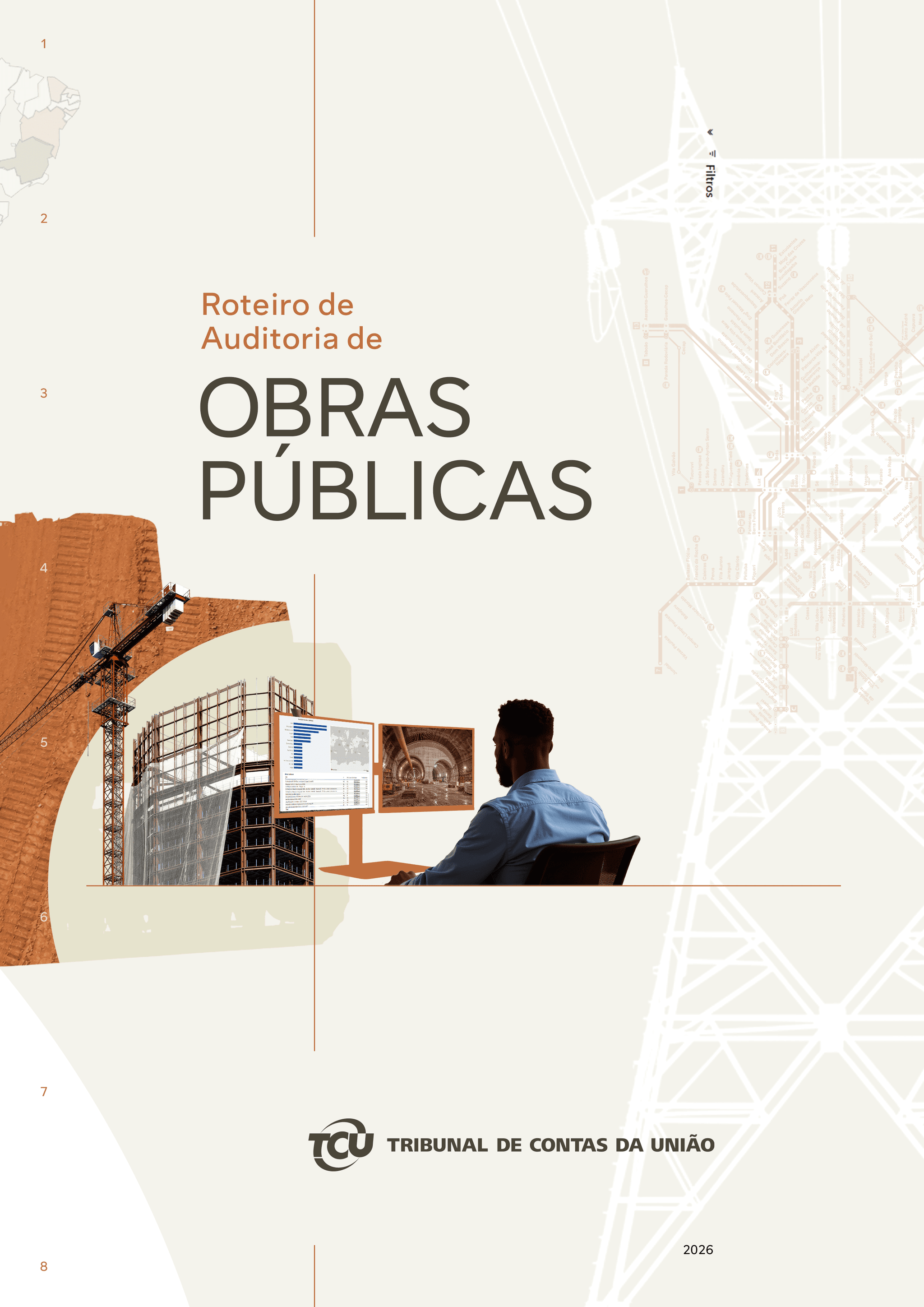 Capa da publicação: Roteiro de Auditoria de Obras Públicas