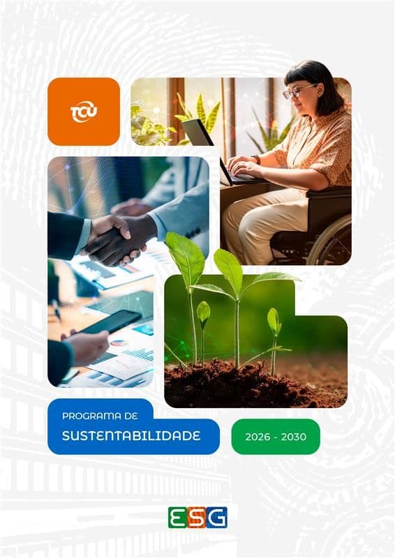 Capa da publicação: Programa de Sustentabilidade do TCU