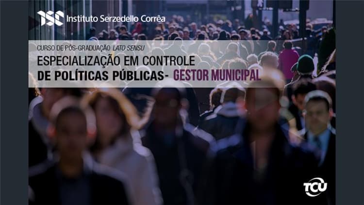 Pós-graduação em Controle de Políticas Públicas tem vagas para gestores públicos