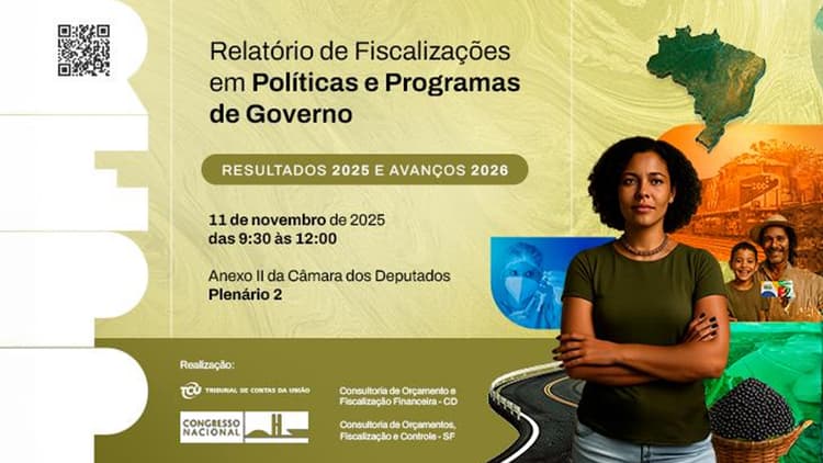 TCU apresenta relatório de fiscalização sobre políticas públicas na Câmara