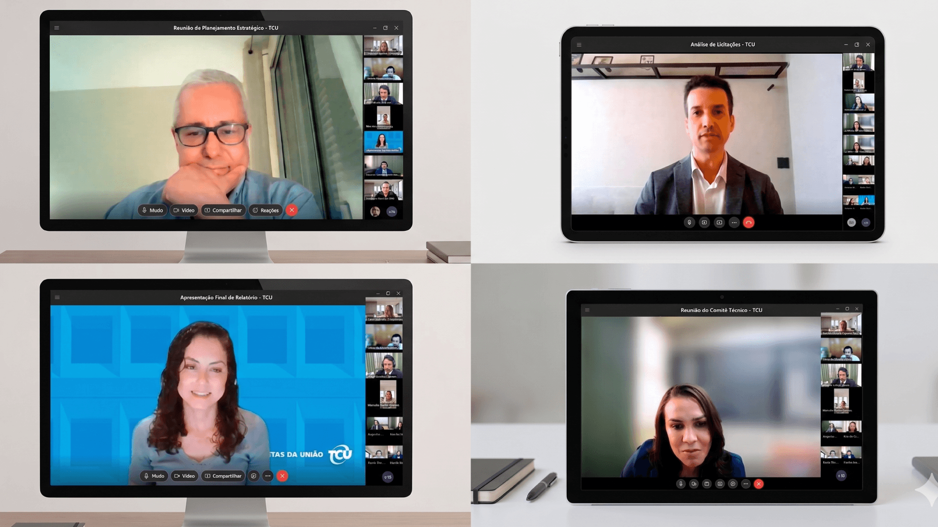 reuniões online