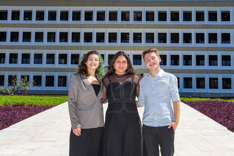 Foto dos vencedores do concurso