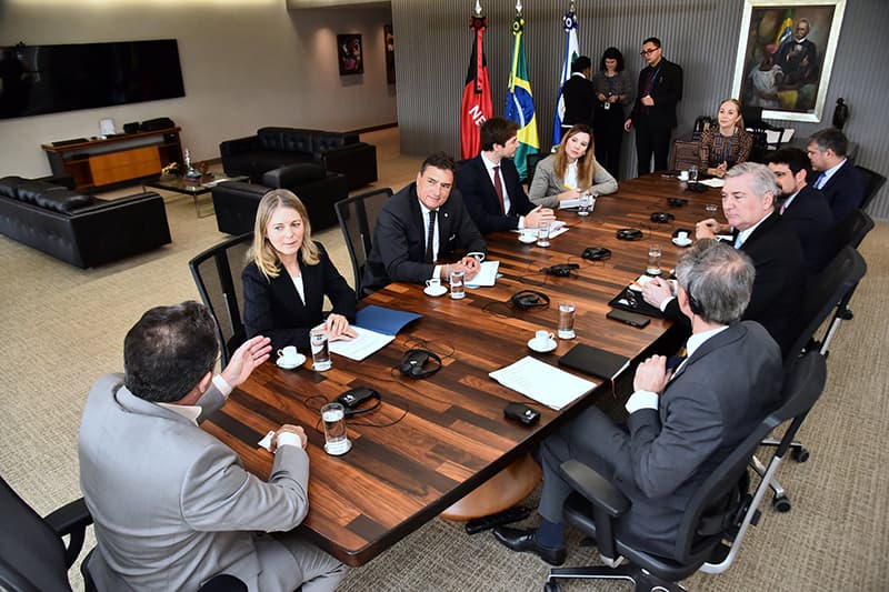 mesa - ministro vital do rego e embaixadores dos paises baixos