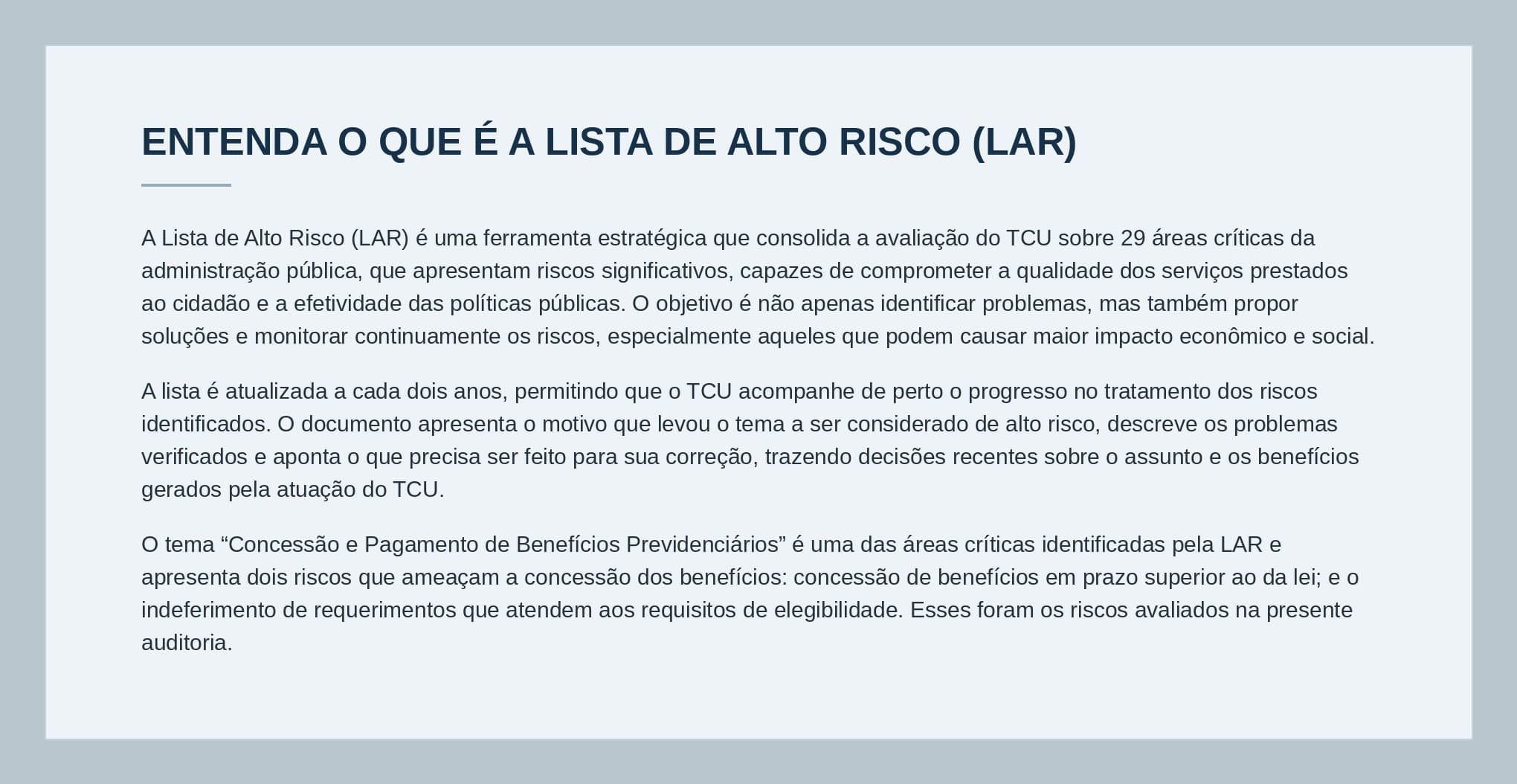 lar - texto 