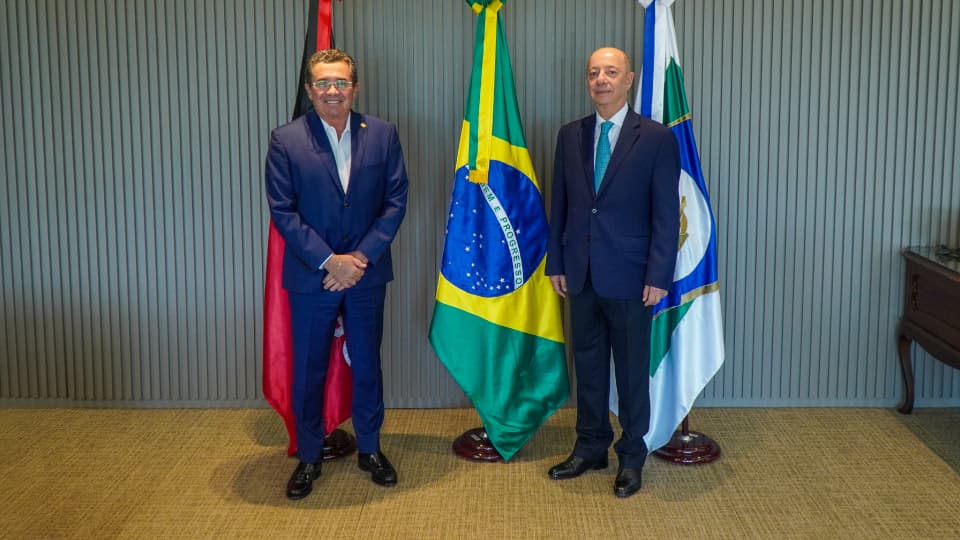 Ambassador Adalnio Senna and Minister Vital do Rêgo