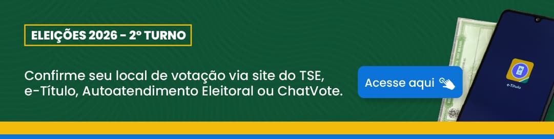 Consulte com antecedência o local onde você irá votar no 2º turno