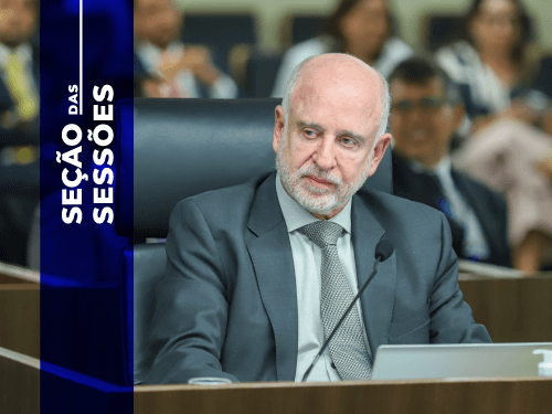 Capa da notícia: "Seção das Sessões"