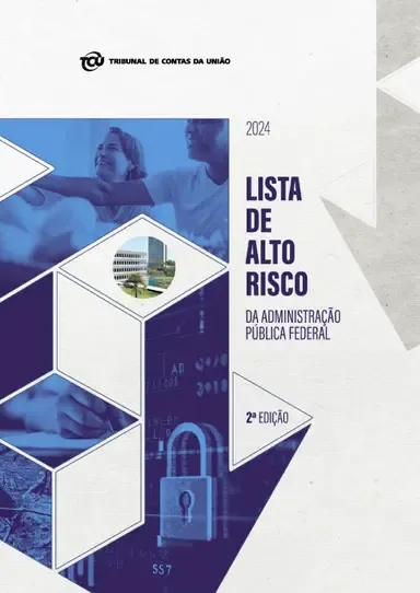 Capa da publicação: " Lista de alto risco na Administração Pública Federal"