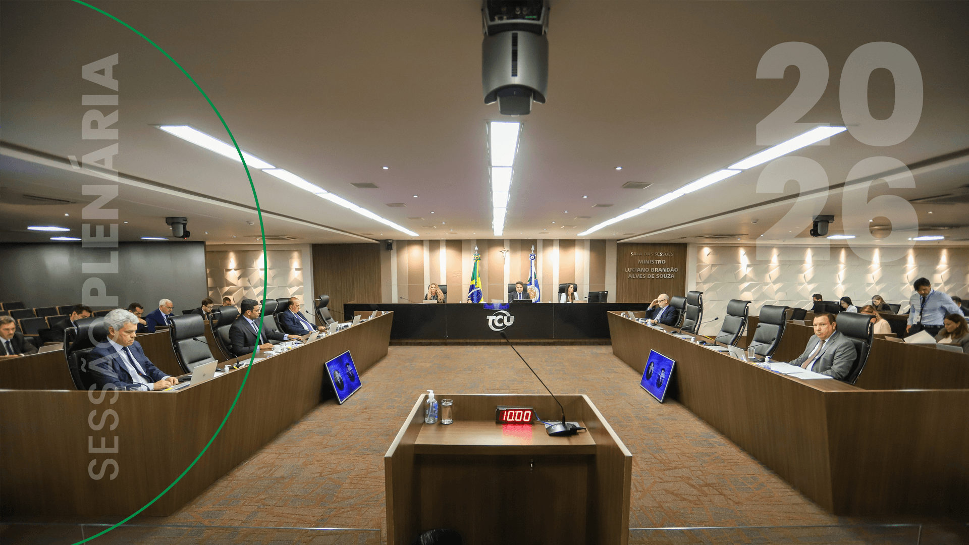 foto ampla do plenário