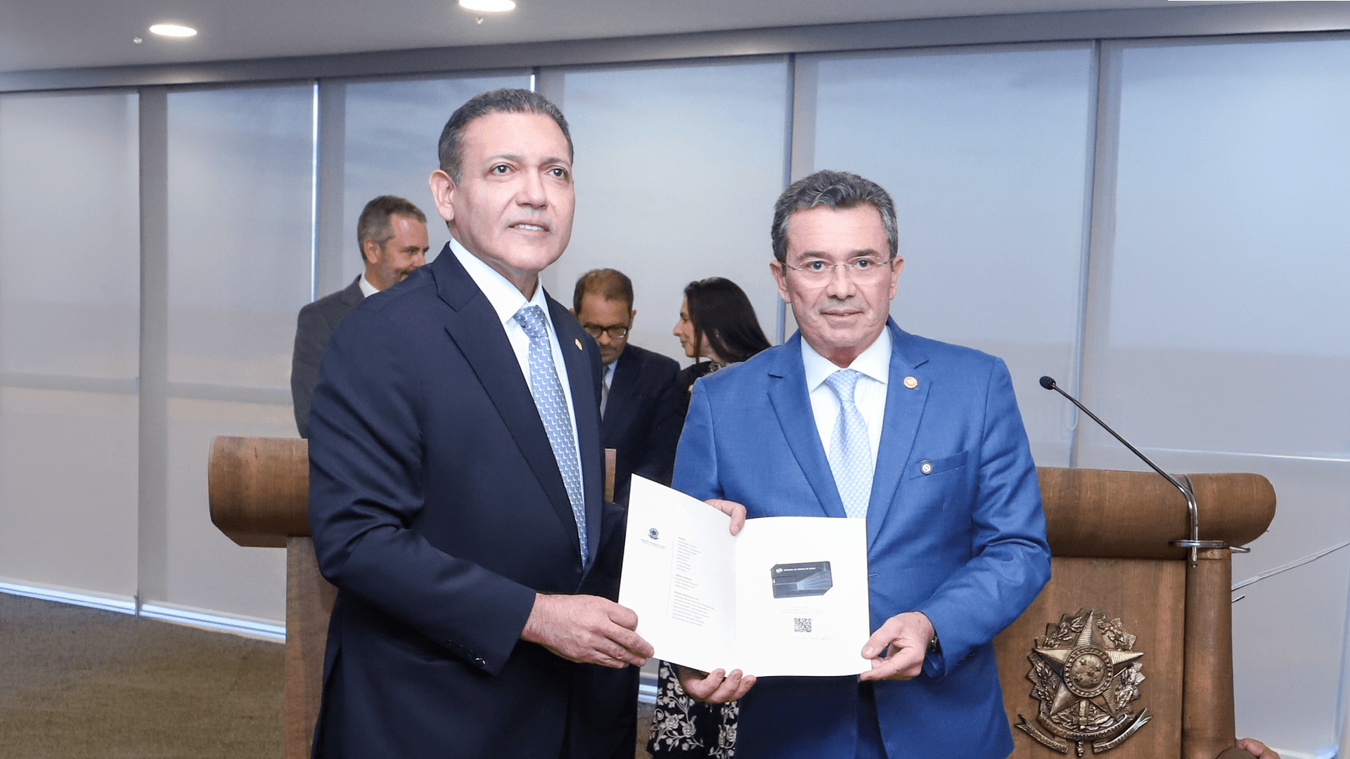 Foto das autoridades