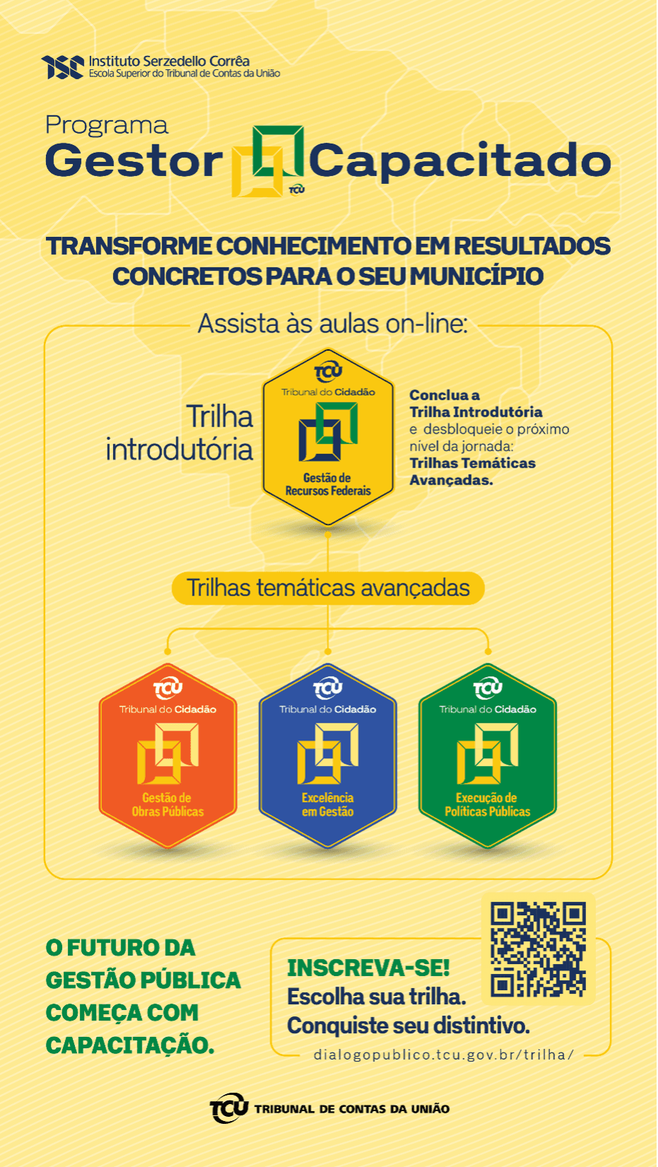 Infográfico do Porgrama Gestor Capacitado