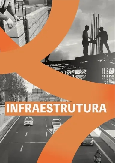 Capa da publicação: "Fichas-Síntese Infraestrutura"